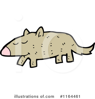 Royalty-Free (RF) Dog Clipart Illustration by lineartestpilot - Stock Sample #1164461