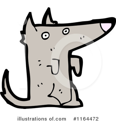 Royalty-Free (RF) Dog Clipart Illustration by lineartestpilot - Stock Sample #1164472