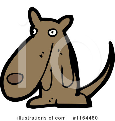 Royalty-Free (RF) Dog Clipart Illustration by lineartestpilot - Stock Sample #1164480