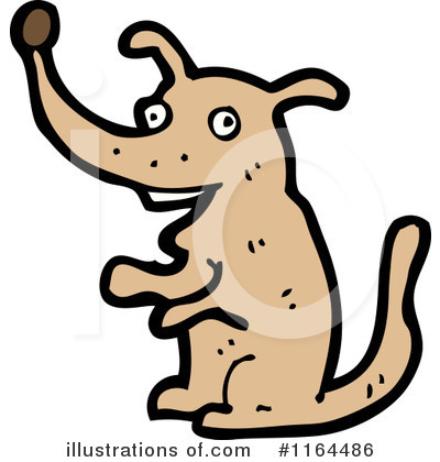 Royalty-Free (RF) Dog Clipart Illustration by lineartestpilot - Stock Sample #1164486