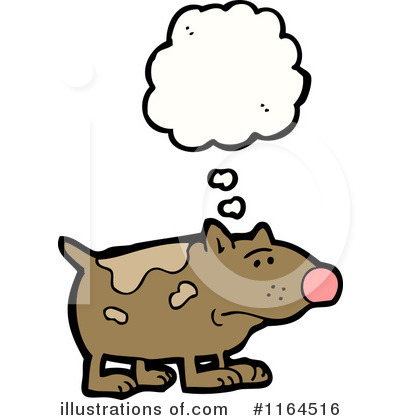 Royalty-Free (RF) Dog Clipart Illustration by lineartestpilot - Stock Sample #1164516