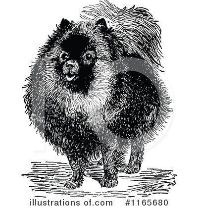 Royalty-Free (RF) Dog Clipart Illustration by Prawny Vintage - Stock Sample #1165680