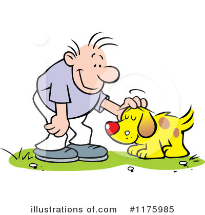 Royalty-Free (RF) Dog Clipart Illustration by Johnny Sajem - Stock Sample #1175985