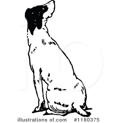 Royalty-Free (RF) Dog Clipart Illustration by Prawny Vintage - Stock Sample #1180375