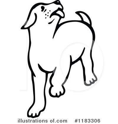 Royalty-Free (RF) Dog Clipart Illustration by Prawny - Stock Sample #1183306