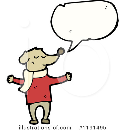 Royalty-Free (RF) Dog Clipart Illustration by lineartestpilot - Stock Sample #1191495