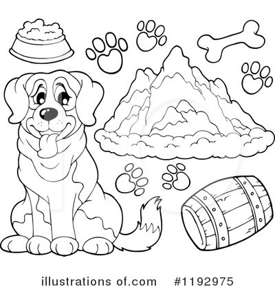 Royalty-Free (RF) Dog Clipart Illustration by visekart - Stock Sample #1192975