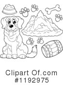 Dog Clipart #1192975 by visekart