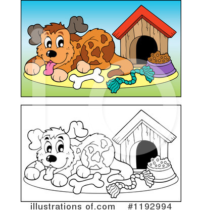 Dog House Clipart #1192994 by visekart