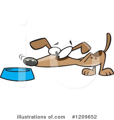 Royalty-Free (RF) Dog Clipart Illustration by toonaday - Stock Sample #1209652