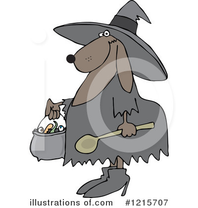 Royalty-Free (RF) Dog Clipart Illustration by djart - Stock Sample #1215707