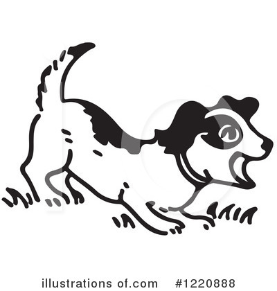 Royalty-Free (RF) Dog Clipart Illustration by Picsburg - Stock Sample #1220888