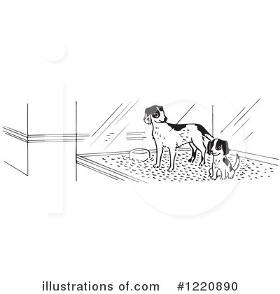 Royalty-Free (RF) Dog Clipart Illustration by Picsburg - Stock Sample #1220890