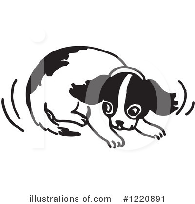 Royalty-Free (RF) Dog Clipart Illustration by Picsburg - Stock Sample #1220891