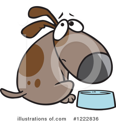 Royalty-Free (RF) Dog Clipart Illustration by toonaday - Stock Sample #1222836
