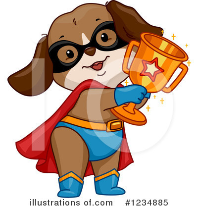 Royalty-Free (RF) Dog Clipart Illustration by BNP Design Studio - Stock Sample #1234885