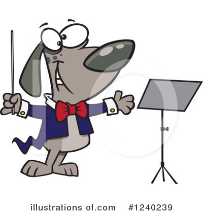 Royalty-Free (RF) Dog Clipart Illustration by toonaday - Stock Sample #1240239