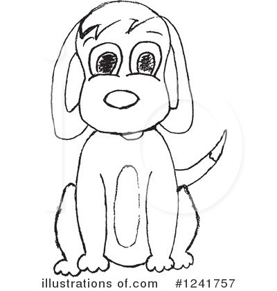 Royalty-Free (RF) Dog Clipart Illustration by Andrei Marincas - Stock Sample #1241757