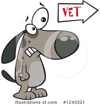 Royalty-Free (RF) Dog Clipart Illustration by toonaday - Stock Sample #1243321
