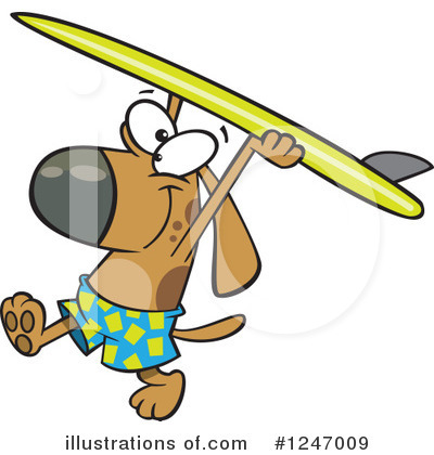 Surfer Clipart #1247009 by toonaday