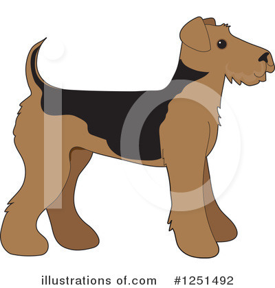 Terrier Clipart #1251492 by Maria Bell