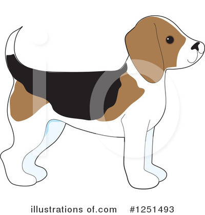 Beagle Clipart #1251493 by Maria Bell
