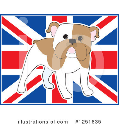 English Bulldog Clipart #1251835 by Maria Bell
