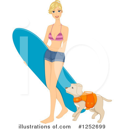 Surfing Clipart #1252699 by BNP Design Studio