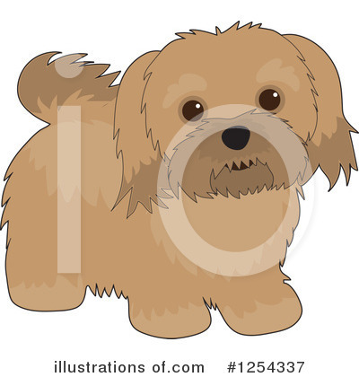 Royalty-Free (RF) Dog Clipart Illustration by Maria Bell - Stock Sample #1254337