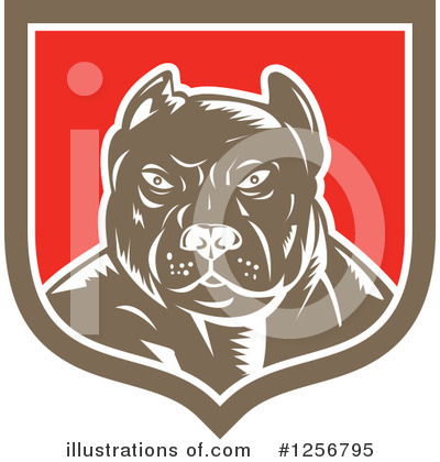 Royalty-Free (RF) Dog Clipart Illustration by patrimonio - Stock Sample #1256795