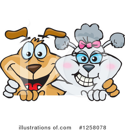 Royalty-Free (RF) Dog Clipart Illustration by Dennis Holmes Designs - Stock Sample #1258078
