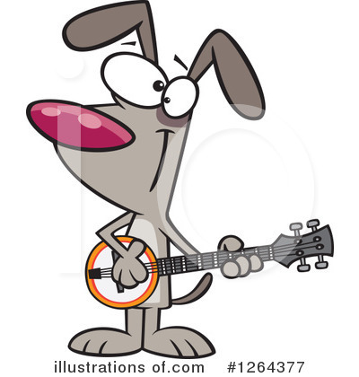 Royalty-Free (RF) Dog Clipart Illustration by toonaday - Stock Sample #1264377