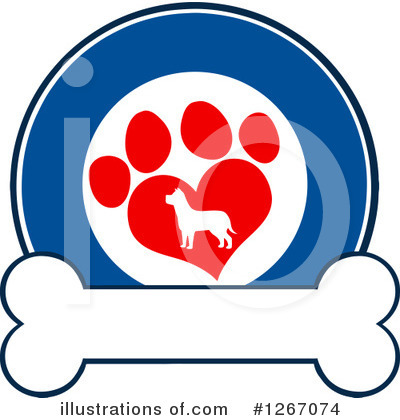 Paw Prints Clipart #1267074 by Hit Toon