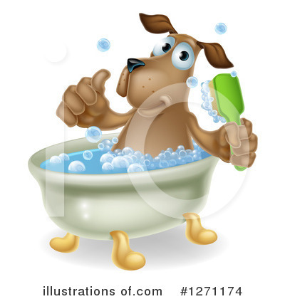 Royalty-Free (RF) Dog Clipart Illustration by AtStockIllustration - Stock Sample #1271174