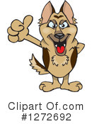 Dog Clipart #1272692 by Dennis Holmes Designs
