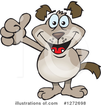 Dog Clipart #1272698 by Dennis Holmes Designs