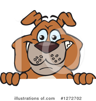 Bulldog Clipart #1272702 by Dennis Holmes Designs