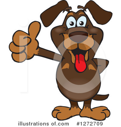 Royalty-Free (RF) Dog Clipart Illustration by Dennis Holmes Designs - Stock Sample #1272709