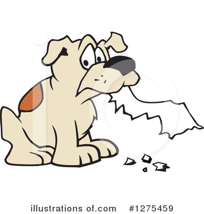Royalty-Free (RF) Dog Clipart Illustration by Johnny Sajem - Stock Sample #1275459