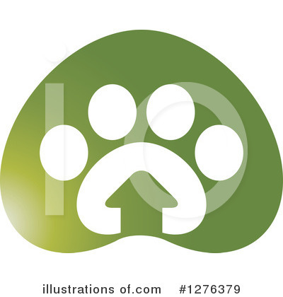 Paw Prints Clipart #1276379 by Lal Perera