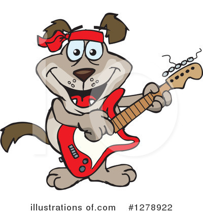 Royalty-Free (RF) Dog Clipart Illustration by Dennis Holmes Designs - Stock Sample #1278922