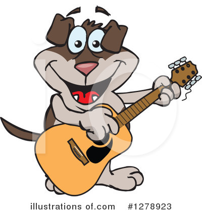 Royalty-Free (RF) Dog Clipart Illustration by Dennis Holmes Designs - Stock Sample #1278923