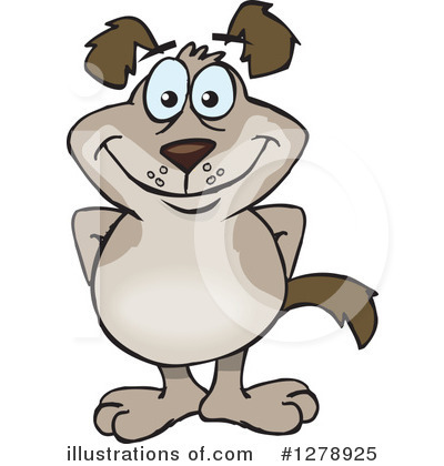 Royalty-Free (RF) Dog Clipart Illustration by Dennis Holmes Designs - Stock Sample #1278925