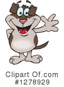 Dog Clipart #1278929 by Dennis Holmes Designs