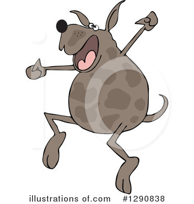 Royalty-Free (RF) Dog Clipart Illustration by djart - Stock Sample #1290838