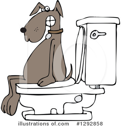Royalty-Free (RF) Dog Clipart Illustration by djart - Stock Sample #1292858