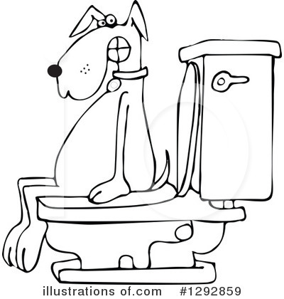 Royalty-Free (RF) Dog Clipart Illustration by djart - Stock Sample #1292859