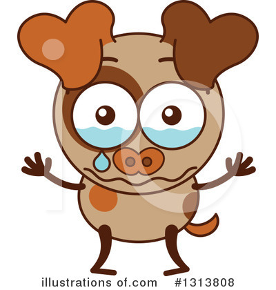 Royalty-Free (RF) Dog Clipart Illustration by Zooco - Stock Sample #1313808