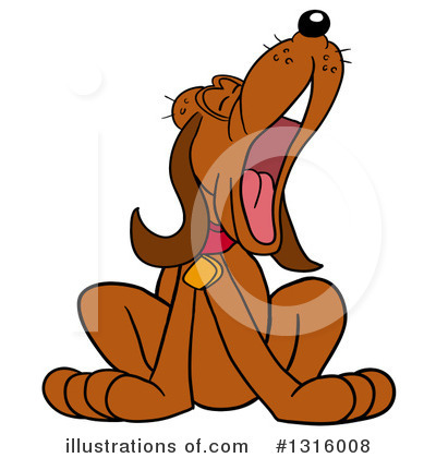 Royalty-Free (RF) Dog Clipart Illustration by LaffToon - Stock Sample #1316008