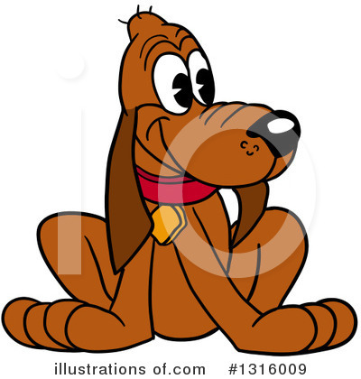 Royalty-Free (RF) Dog Clipart Illustration by LaffToon - Stock Sample #1316009